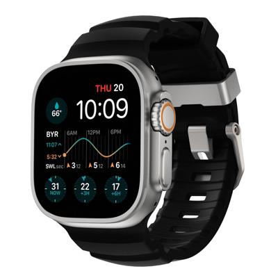 Nomad Rocky Point band / natural hardware (45-49mm) - Carbon Black