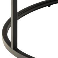 Bendt Ronde Salontafel 'Flemming' 80cm Marmerlook , kleur zwart - thumbnail