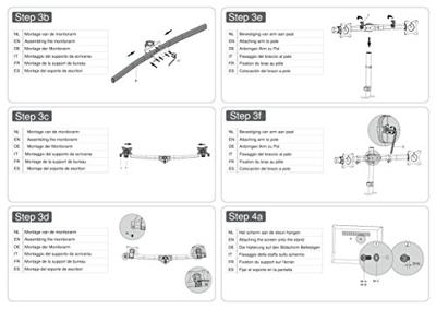 Neomounts 27 monitorarm NM-D335DBLACK