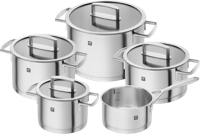Zwilling Pannenset - Vitality - RVS - Geschikt voor alle warmtebronnen - Zilver - 5 Delig - thumbnail