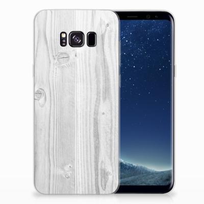 Samsung Galaxy S8 Plus | Bumper Hoesje | White Wood