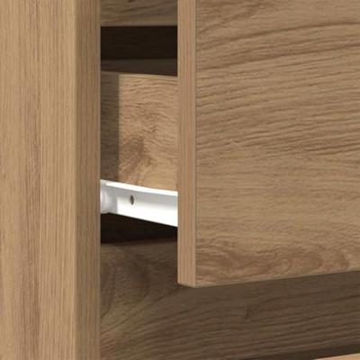 Nachtkastje met lade Artisan Eiken 40 x 35 x 70 cm Bewerkt hout