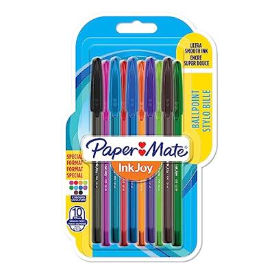 Paper Mate balpen InkJoy 100 met dop, blister 8 + 2 gratis