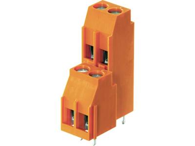 Weidmüller 1934310000 Dubbel niveau klem 4 mm² Aantal polen 4 Oranje 50 stuk(s)