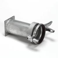 Dallai M-deel + buis x vierkantflens - type C - verzinkt - 108 x 100 mm - thumbnail