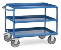 Fetra Hauptartikel 4832 Tafelwagen Staal Poedercoating Laadvermogen (max.): 400 kg Stralend blauw (RAL 5007) - thumbnail