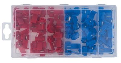 KS Tools 970.0570 Aftakconnector - Rood, Blauw 50 onderdelen