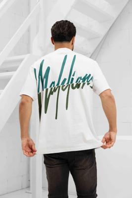 Malelions Split T-Shirt Heren Wit - Maat XS - Kleur: Wit | Soccerfanshop