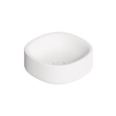 Waskom Salenzi Idilla 40 cm Deens Ovaal Mat Wit (incl. plug) Waskom Salenzi Idilla 40 cm Deens Ovaal Mat Wit (incl. plug)