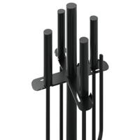 5-delige Haardset 18x66 cm staal - thumbnail