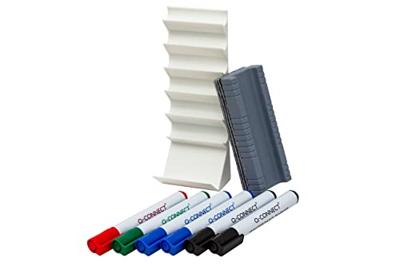 Q-CONNECT accessoirehouder voor whiteboard, incl markers en wisser