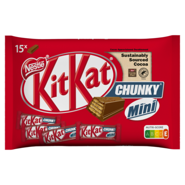 KITKAT Chunky Mini Melkchocolade Uitdeelzak 250 g bij Jumbo
