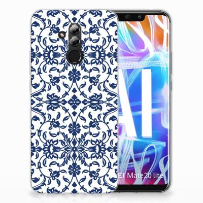 Huawei Mate 20 Lite | TPU Case | Flower Blue