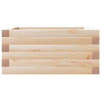 Plantenbak 50x50x23 cm massief grenenhout - thumbnail