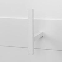 Kapstok Lux Wit 3-haaks - thumbnail