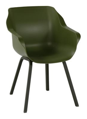 Hartman Tuinstoel 'Sophie' met armleuning, kleur Groen
