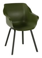 Hartman Tuinstoel 'Sophie' met armleuning, kleur Groen - thumbnail