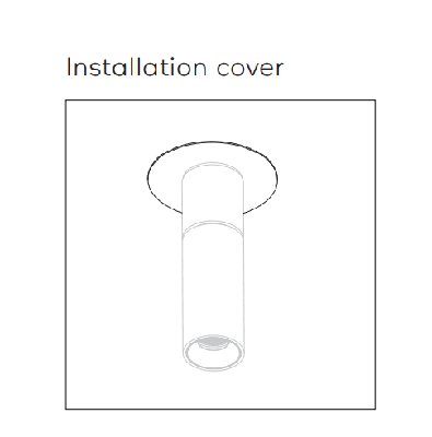 Kreon - Installation cover, zwart