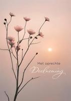 Wenskaart hallmark condoleance bloemen 6 stuks - thumbnail