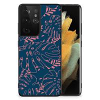 Samsung Galaxy S21 Ultra Bloemen Hoesje Palm Leaves - thumbnail