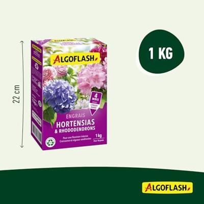 Hortensias en rododendrons meststoffen - Algoflash Naturasol - 1 kg