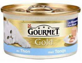 Gourmet Gold Mousse met Tonijn natvoer kat 85 gram
