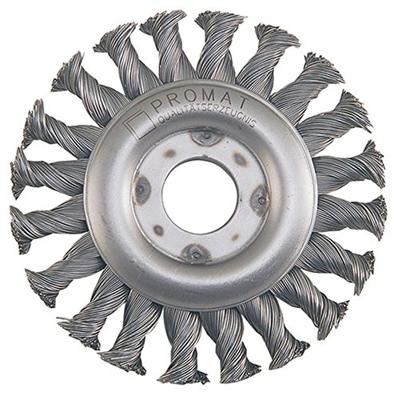 Promat/Tecwerk Ronde staaldraadborstel | d. 178 mm | staal 13 mm | 10000 min-¹ - 4000841186 Promat/Tecwerk Ronde staaldraadborstel | d. 178 mm | staal 13 mm | 10000 min-¹ - 4000841186