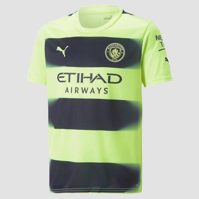 Manchester City 3rd Shirt Senior 2022/2023 - Maat S - Kleur: RoodZwart | Soccerfanshop