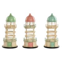 Decoratieve figuren Home ESPRIT Blauw Groen Roze 13 x 13 x 27,5 cm (3 Stuks) - thumbnail