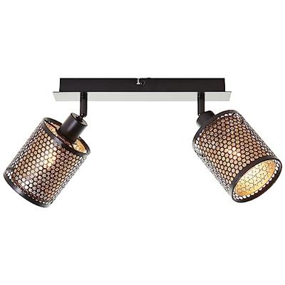 Brilliant 2-lichts plafondlampCheval zwart met goud - 99995/86