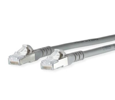 Metz Connect 1308457033-E RJ45 Netwerkkabel, patchkabel CAT 6A S/FTP 7.00 m Grijs Snagless 1 stuk(s)
