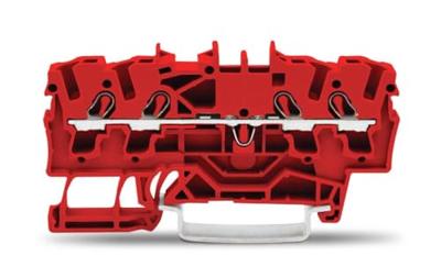 WAGO 2002-1403 Doorgangsklem 5.20 mm Spanveer Rood 100 stuk(s)