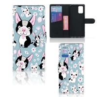 Samsung Galaxy A02s | M02s | Telefoonhoesje | Met pasjeshouder | Hondjes - thumbnail