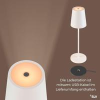 SLV Buiten tafellampVinolina Two wit - oplaadbaar - 1007692 - thumbnail
