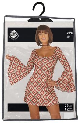 Disco Jurkje Dames Ruiten Psychedelisch