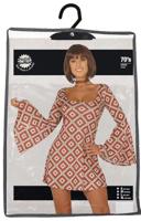 Disco Jurkje Dames Ruiten Psychedelisch - thumbnail