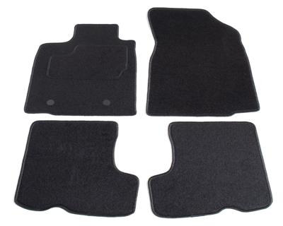 Automatten op maat - zwart stof - Dacia Sandero 1 2008-2012