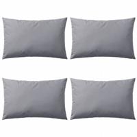VidaXL Buitenkussens 60x40 cm grijs 4 st - thumbnail