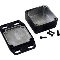 Hammond Electronics 1590WLLBFLBK Universele behuizing 50 x 50 x 25 Aluminium Zwart 1 stuk(s) - thumbnail