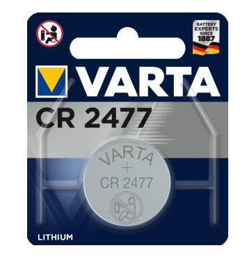 VARTA Batterij coin cell cr2477 lithium 3v 1 blister - thumbnail