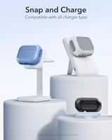 ESR Orbit Hybrid HaloLock Koptelefoon tas Geschikt voor (koptelefoon): In Ear koptelefoon Zwart - thumbnail