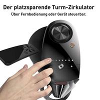 Vornado Tower M Torenventilator 78 W (Ø x h) 28 cm x 840 mm Zwart Met afstandsbediening - thumbnail