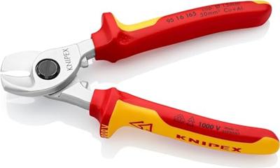 Knipex Kabelschaar geïsoleerd met meer-componentengrepen, VDE-getest 165 mm - 95 16 165 - thumbnail