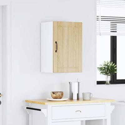 Keukenwandkast Lucca bewerkt hout sonoma eikenkleurig