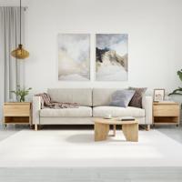 Salontafels 2 st 50x46x50 cm bewerkt hout sonoma eikenkleurig - thumbnail
