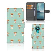Nokia 3.4 | Telefoonhoesje | Met pasjeshouder | Pups - thumbnail