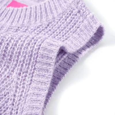 VidaXL Kinderspencer gebreid 128 lichtlila