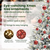 VidaXL Artificial pre-lit kerstboom met ballenset groen 150 cm - thumbnail