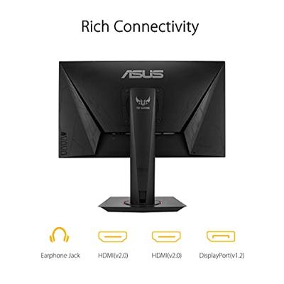 ASUS TUF Gaming VG259QM Gamer Esport 24,5 Inch FHD - IPS-Plaat - 280 Hz - 16:9-1920 x 1080-400 Cd/m² - Display Port & 2 x HDMI - Nvidia G-Sync - Extreme Low Motion Blur - Hdr 400. 0.