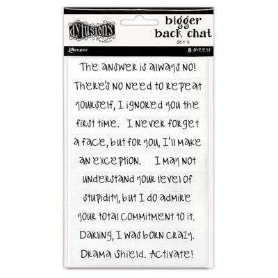 Ranger Ink Ranger • dylusions bigger back chat 4 white